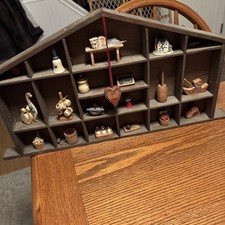 Espositore shadowbox vintage a